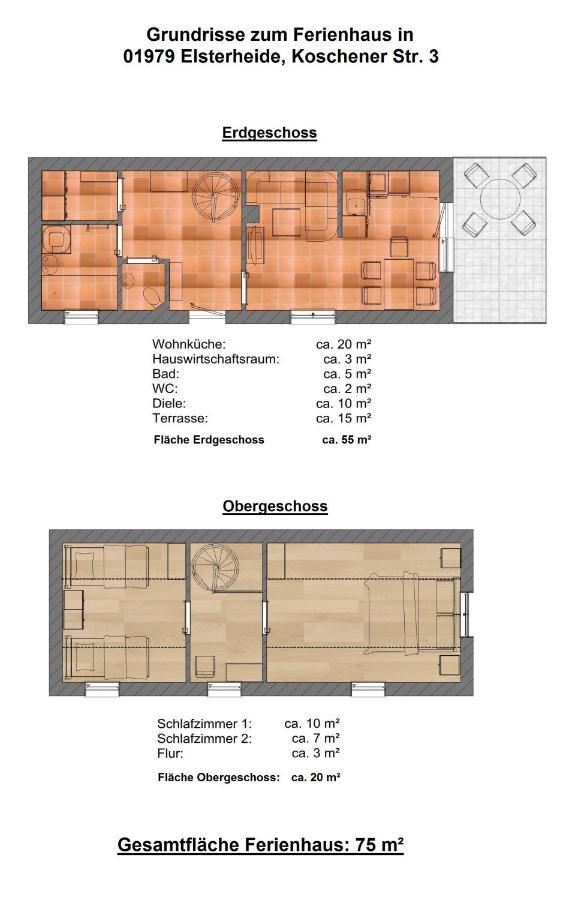 Ferienwohnung Ferienhaus Schild Elsterheide Exterior foto